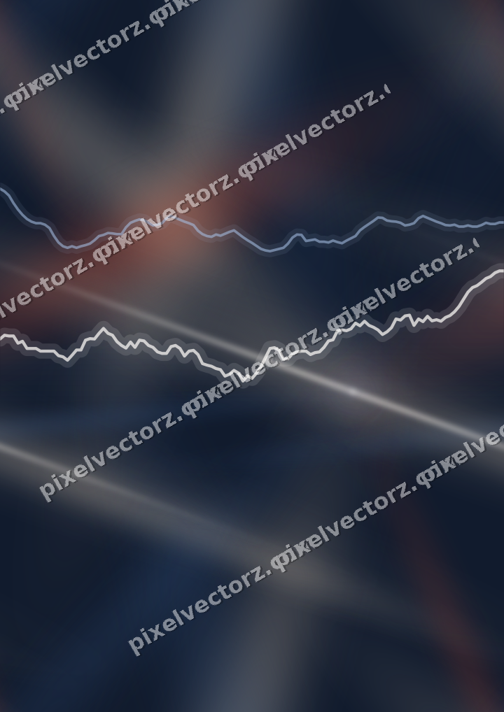 Nahtloser Neon Diagramm Hintergrund in Dunkelblau und Rot