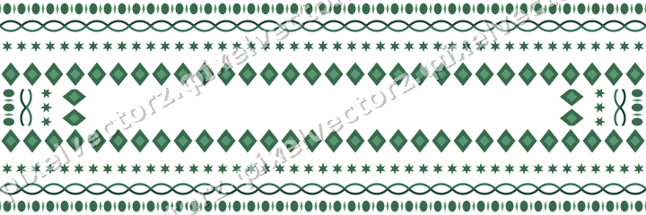 Decorative picture frame border in dark green with egg and dart