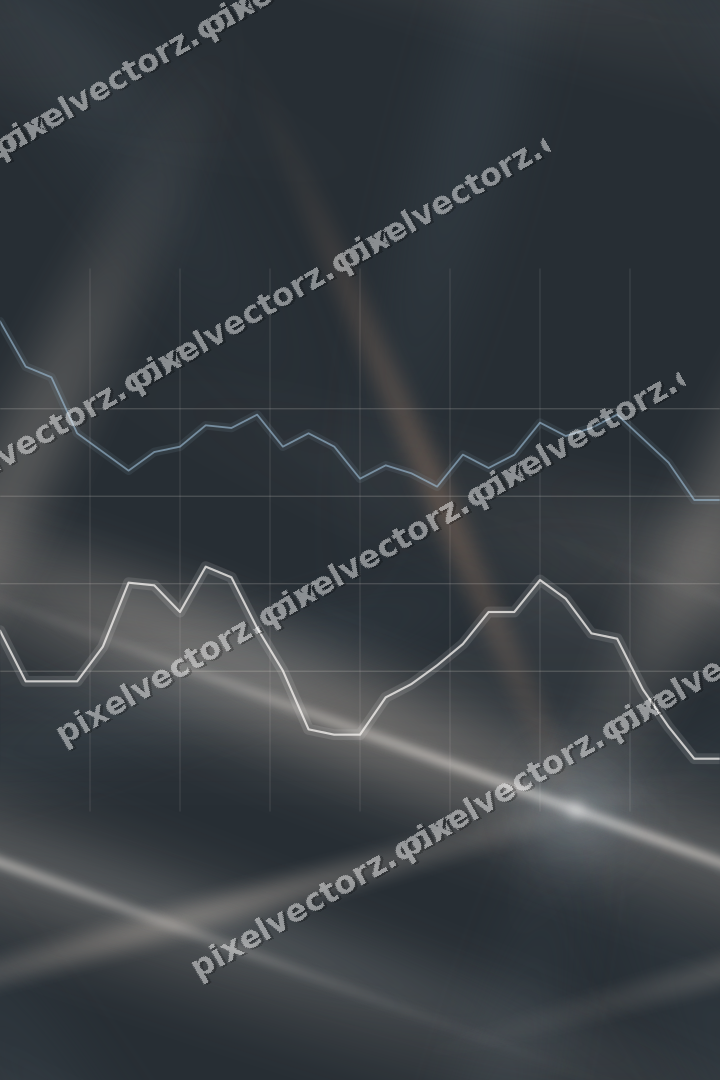 Nahtloser Neon Diagramm Hintergrund in Blau und Orange