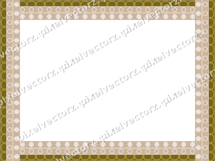 Decorative picture frame border in amber with arcade frieze