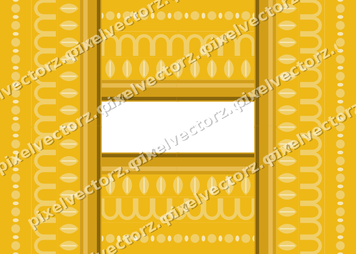 Decorative picture frame border in amber and blue with leaf moulding
