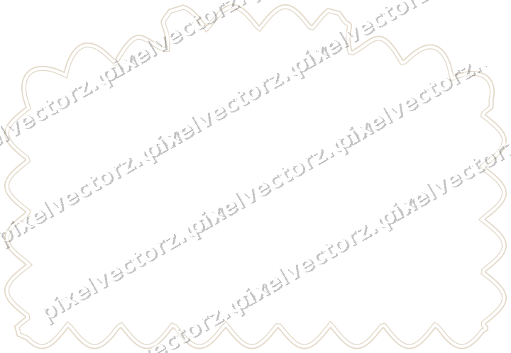 Decorative line art frame in lime and yellow with label plaque