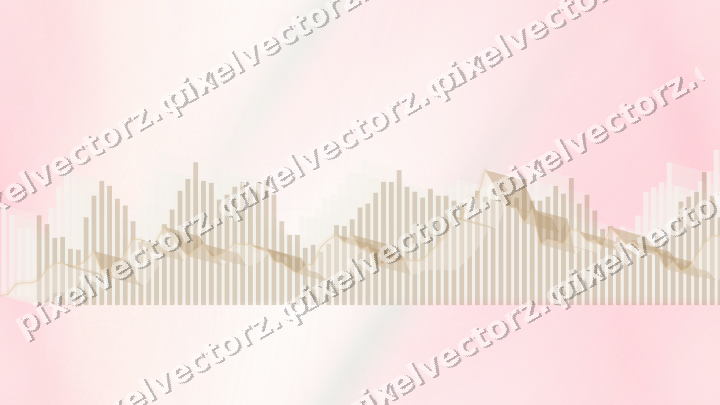 Nahtloser Pastell Diagramm Hintergrund in Blassrosa und Blassbernstein