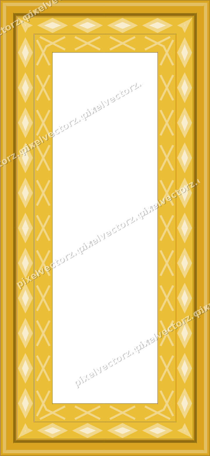 Decorative picture frame border in amber and purple with diamond band