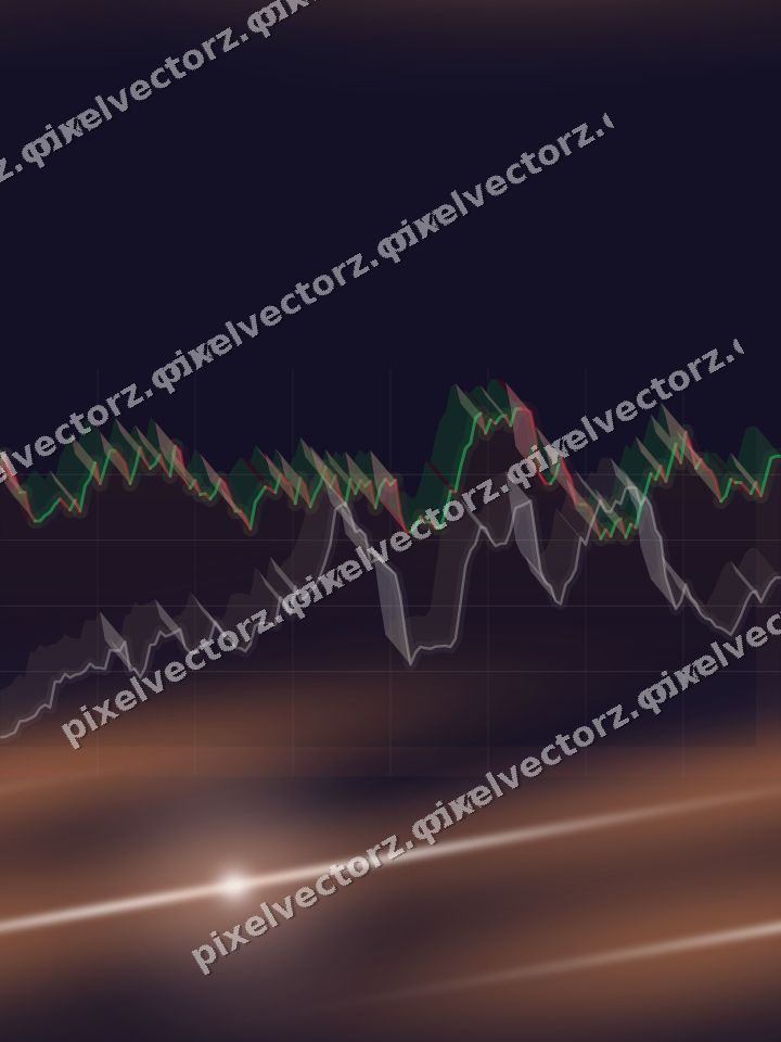 Nahtloser Neon Diagramm Hintergrund in Orange und Blau