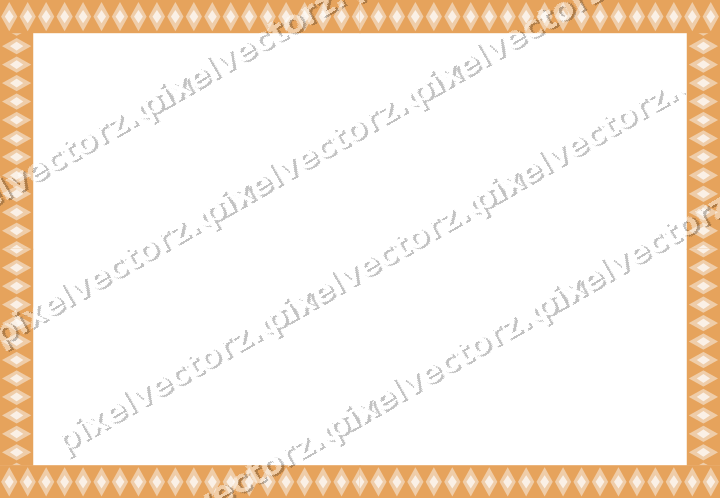 Decorative picture frame border in dark blue with diamond band