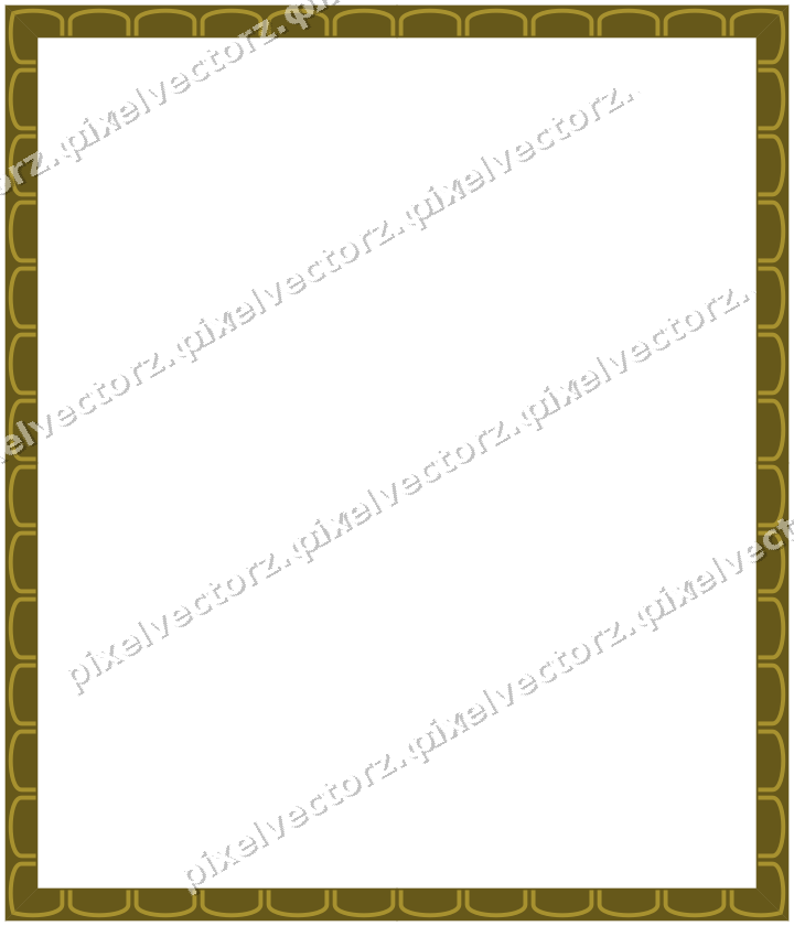 Decorative picture frame border in dark pink with arcade frieze