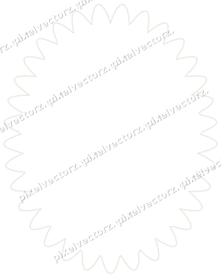 Decorative line art frame in dark magenta and lime with oval