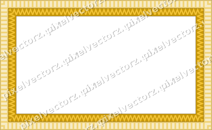 Decorative picture frame border in dark blue and amber with dentil