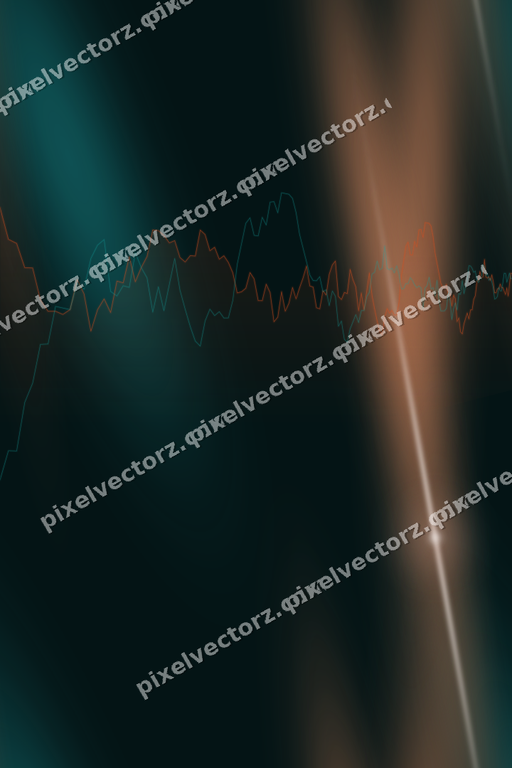 Nahtloser Neon Diagramm Hintergrund in Orange und Petrol