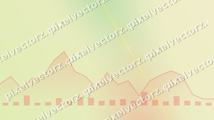 Zarter Pastell Diagramm Hintergrund in Rot und Orange