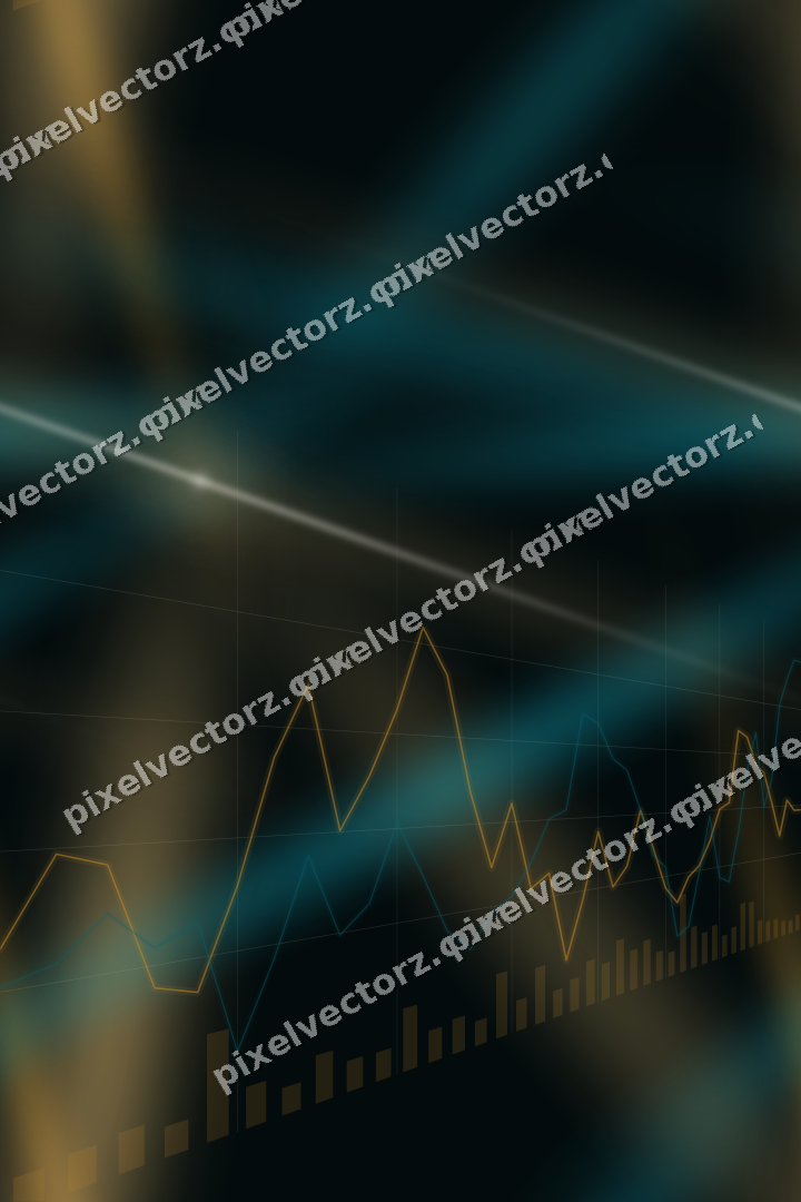Nahtloser Neon Diagramm Hintergrund in Bernstein und Petrol