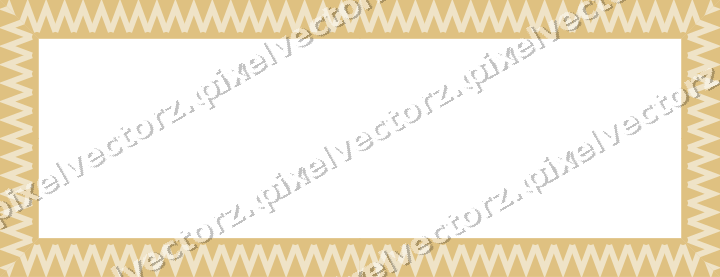Decorative picture frame border in dark pink and amber with zigzag