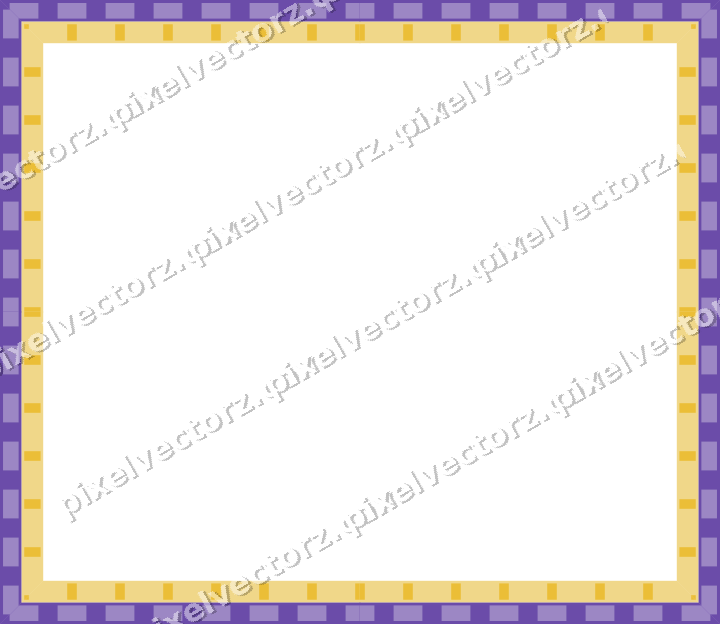 Decorative picture frame border in amber and purple with dentil