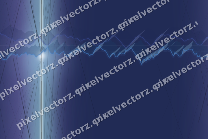 Nahtloser Neon Diagramm Hintergrund in Blau und Türkis