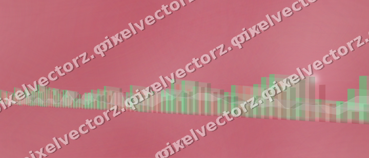 Nahtloser Neon Diagramm Hintergrund in Blassrosa und Blassrot
