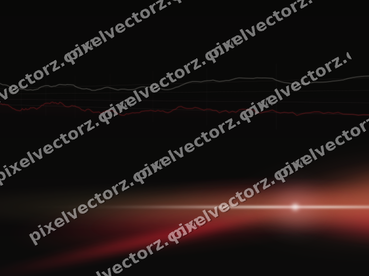 Leuchtender Neon Diagramm Hintergrund in Rot und Bernstein
