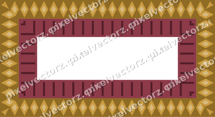 Decorative picture frame border in dark pink with diamond band