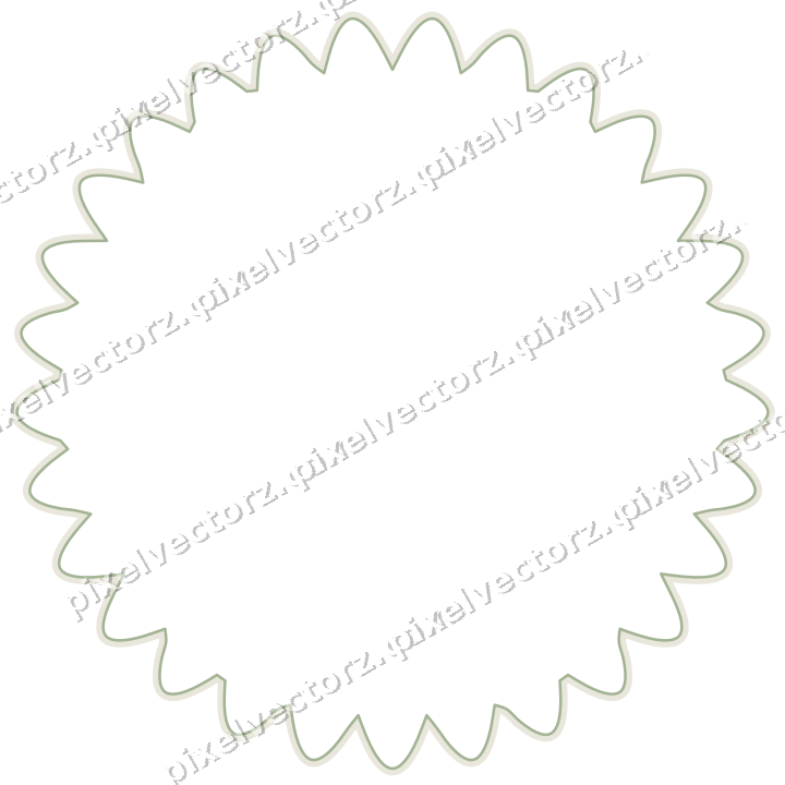 Decorative line art frame in dark magenta and lime with oval