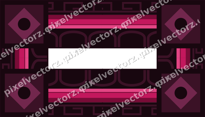 Decorative picture frame border in lime and pink with greek key