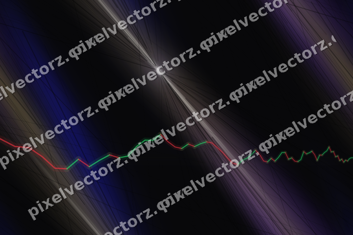 Nahtloser Neon Diagramm Hintergrund in Blau und Violett