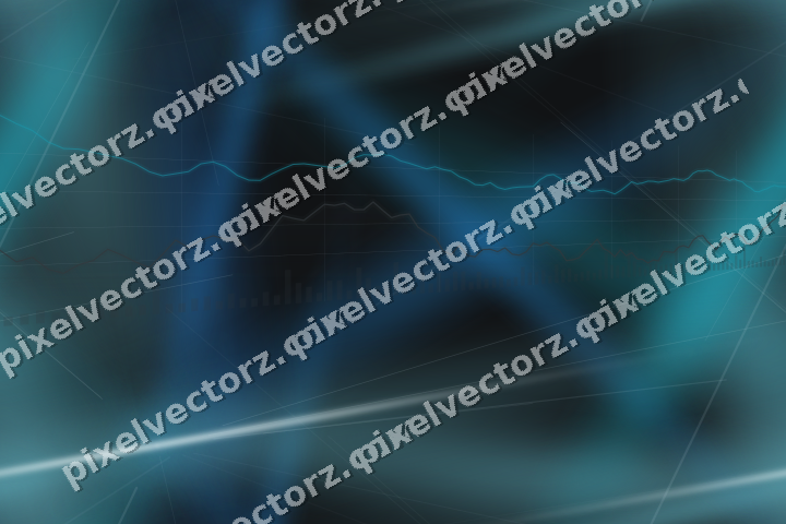 Nahtloser Neon Diagramm Hintergrund in Blau und Petrol