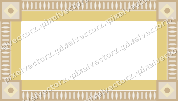 Decorative picture frame border in lime and yellow with leaf moulding