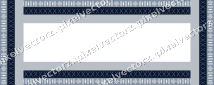 Decorative picture frame border in dark blue with egg and dart