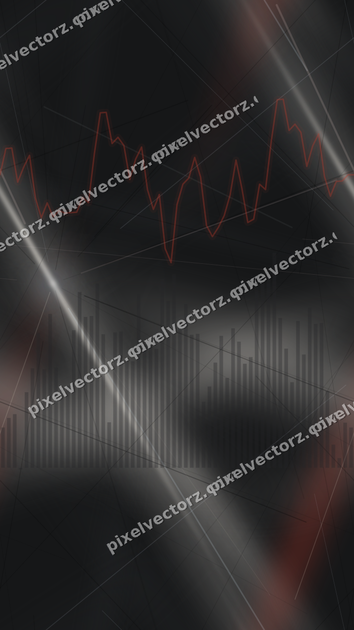 Nahtloser Neon Diagramm Hintergrund in Rot und Blassbernstein