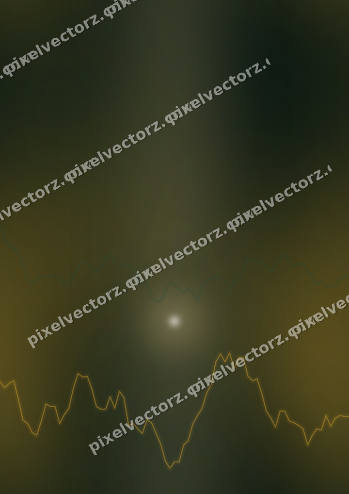 Nahtloser Neon Diagramm Hintergrund in Bernstein und Dunkelgrün