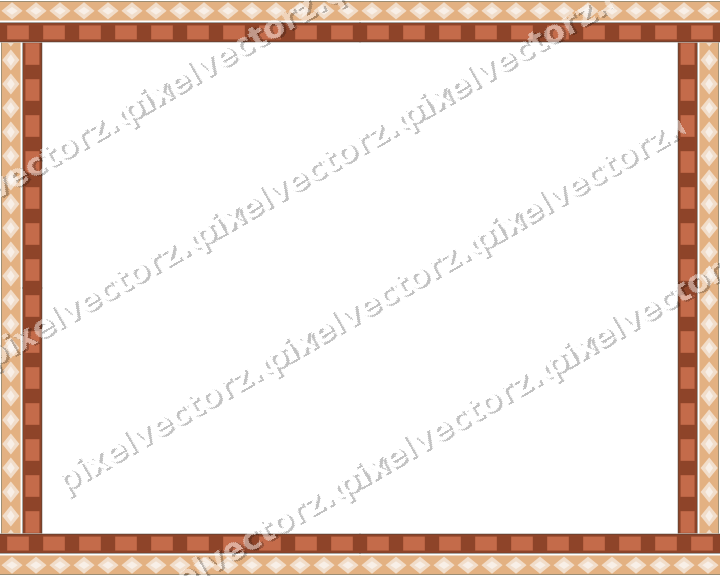 Decorative picture frame border in dark teal with diamond band