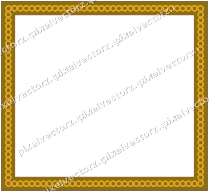 Decorative picture frame border in amber and purple with ring chain