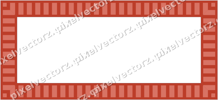 Decorative picture frame border in amber and green with dentil