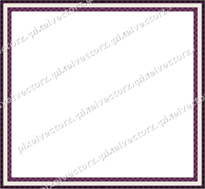 Decorative picture frame border in dark magenta with step band