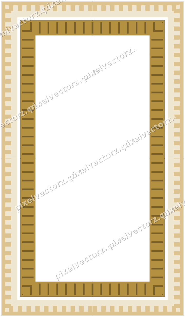 Decorative picture frame border in dark magenta with step band