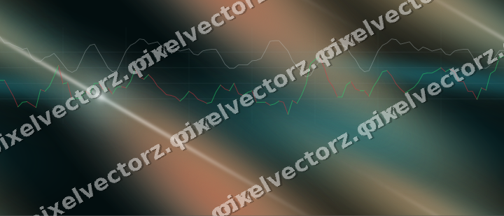 Nahtloser Neon Diagramm Hintergrund in Petrol und Orange