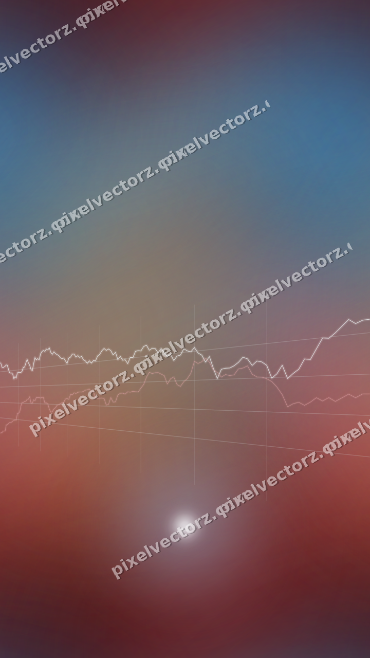 Nahtloser Neon Diagramm Hintergrund in Blau und Rot