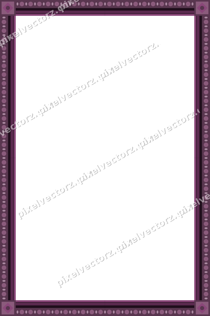 Decorative picture frame border in dark magenta with bead and reel