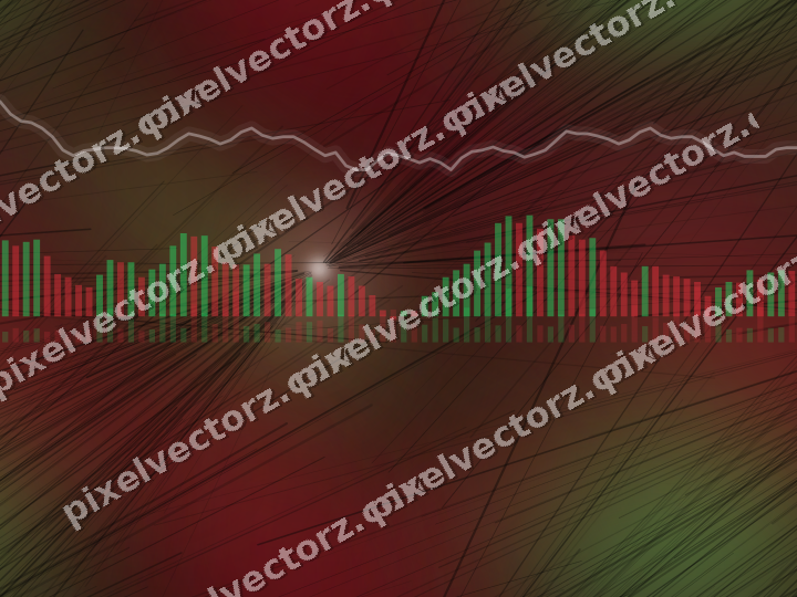 Nahtloser Neon Diagramm Hintergrund in Rot und Grün