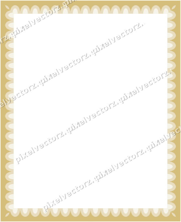 Decorative picture frame border in dark pink and red with scale band