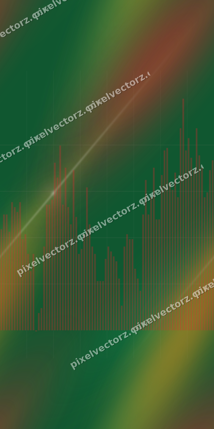 Nahtloser Neon Diagramm Hintergrund in Rot und Orange