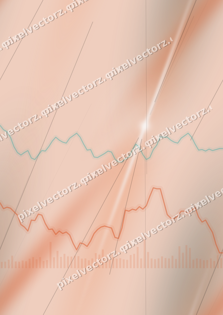 Nahtloser Pastell Diagramm Hintergrund in Orange und Petrol