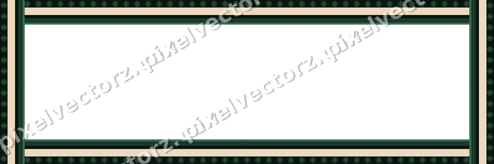 Decorative picture frame border in dark green with leaf moulding