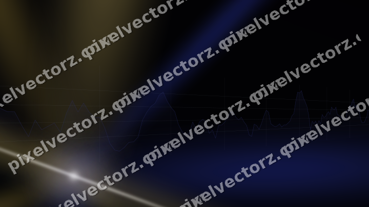 Leuchtender Neon Diagramm Hintergrund in Blau und Bernstein