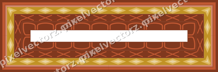 Decorative picture frame border in orange and amber with diamond band