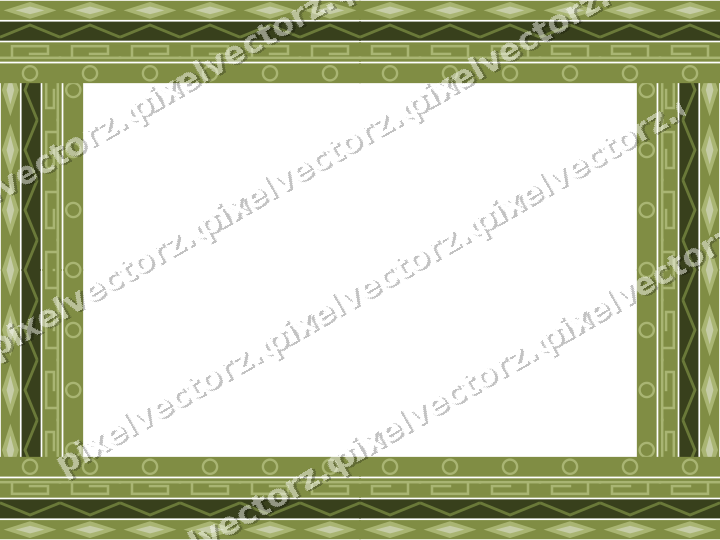 Decorative picture frame border in lime and pink with diamond band