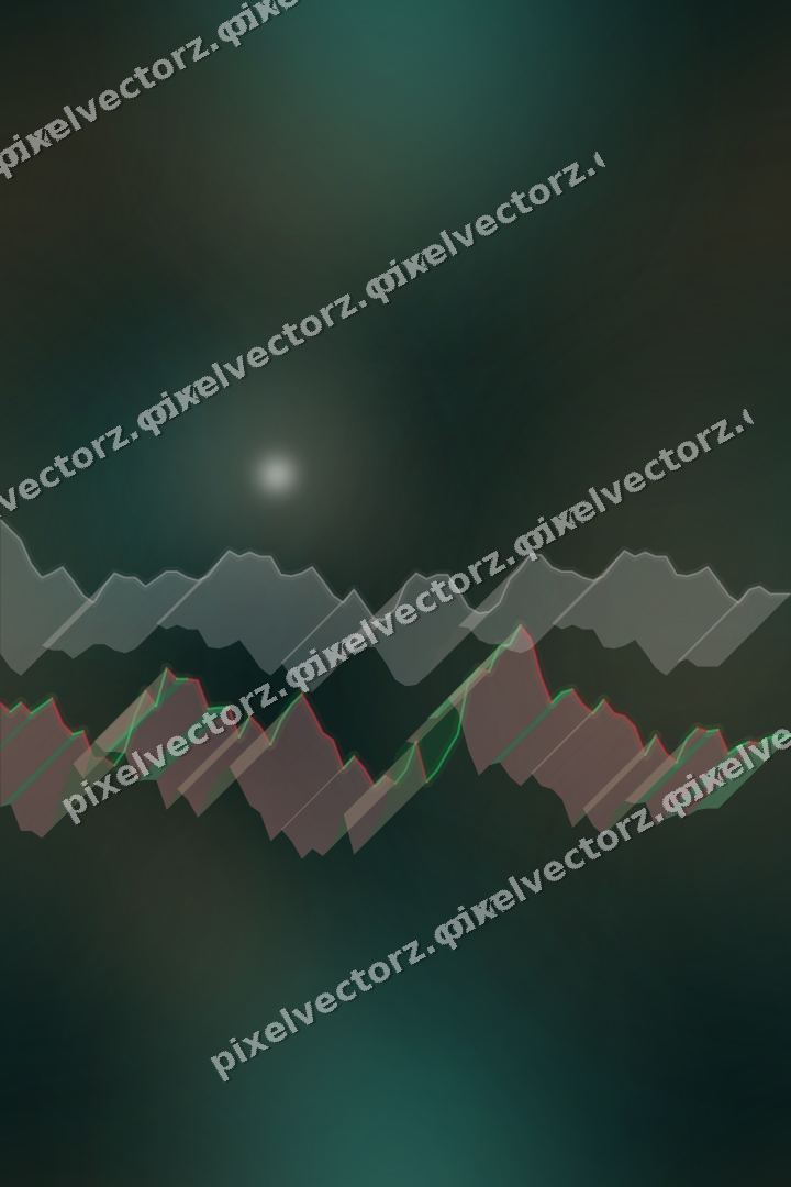 Nahtloser Neon Diagramm Hintergrund in Orange und Petrol
