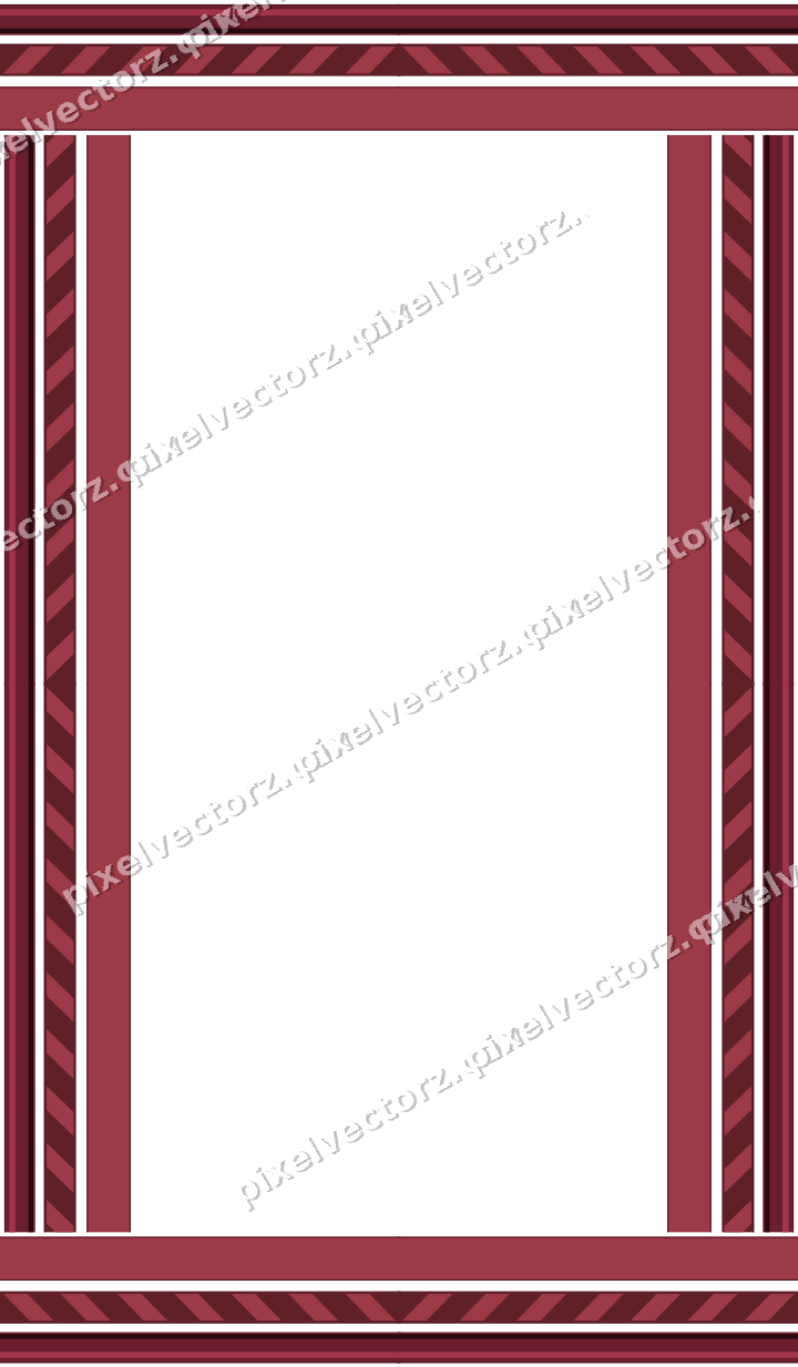 Decorative picture frame border in dark pink with diagonal band