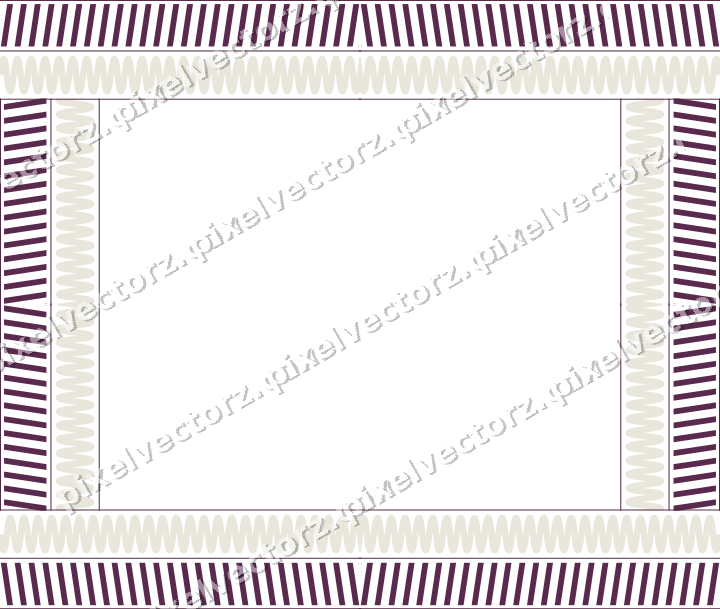 Decorative picture frame border in dark magenta with diagonal band