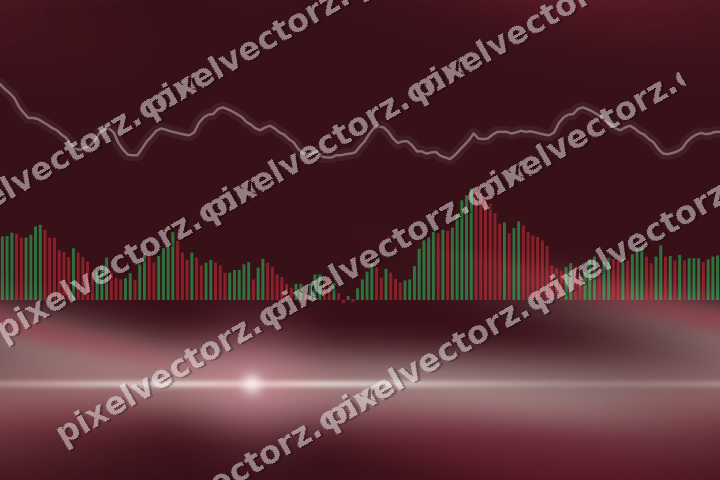 Nahtloser Neon Diagramm Hintergrund in Dunkelrosa und Rot